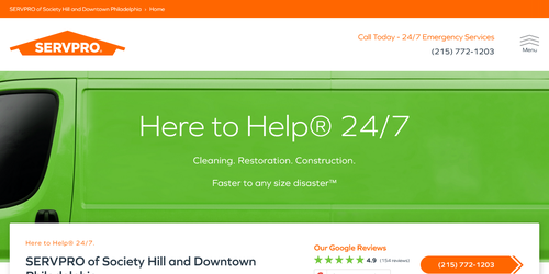 Servpro of Society Hill and Downtown Philadelphia