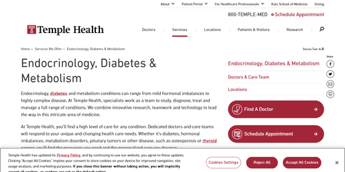 Temple Endocrinology, Diabetes & Metabolism